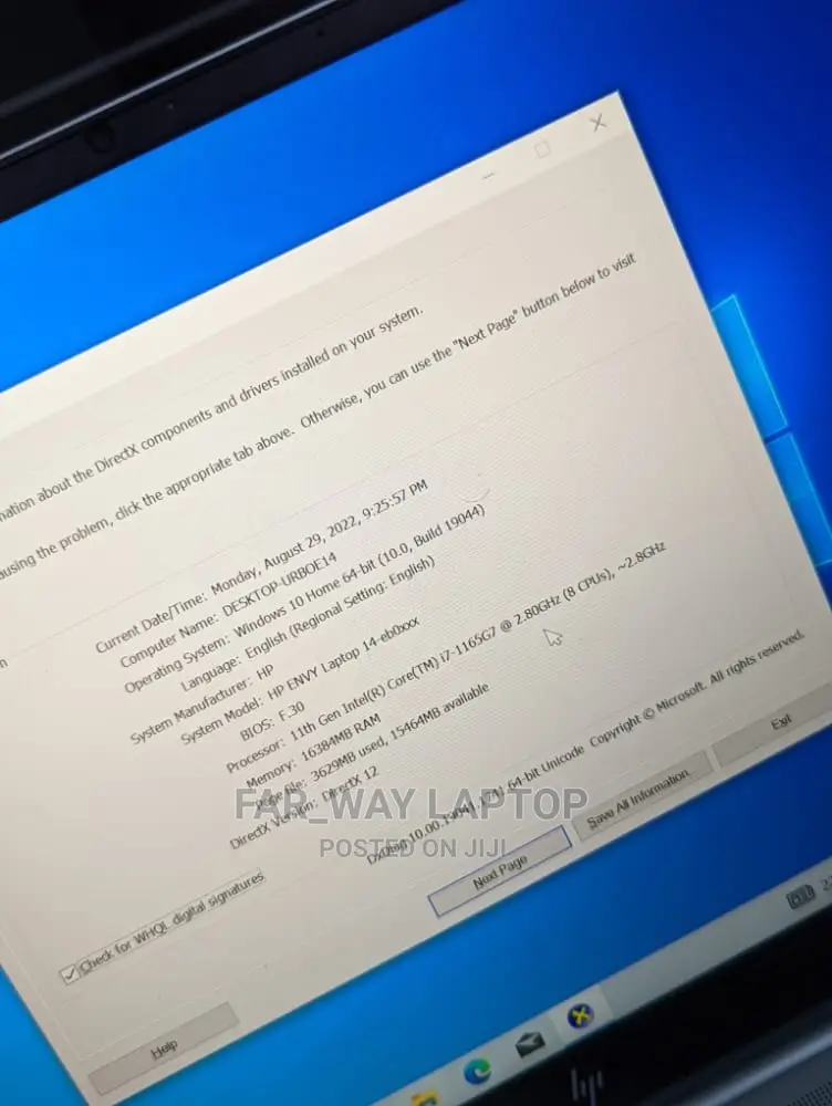 New Laptop HP Envy 14t 16GB Intel Core I5 SSD 512GB