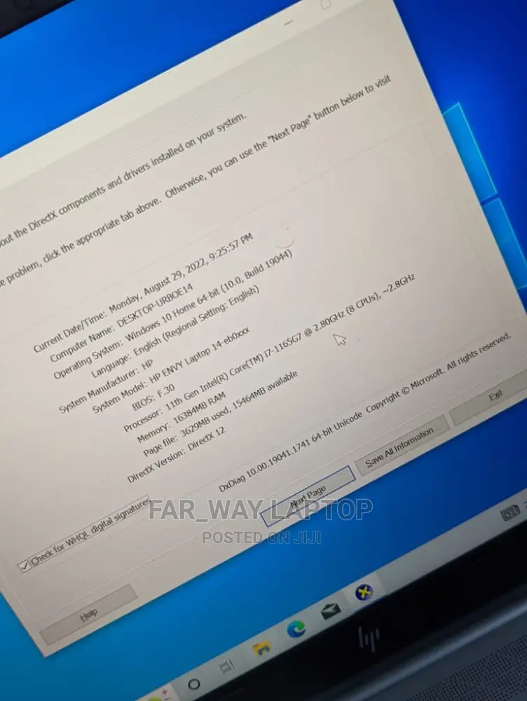 New Laptop HP Envy 14t 16GB Intel Core I5 SSD 512GB