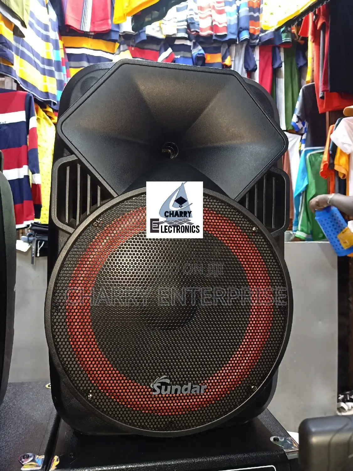 Sundar Portable Rechargeable Speaker Imara 10 Inch With Stand and Mic