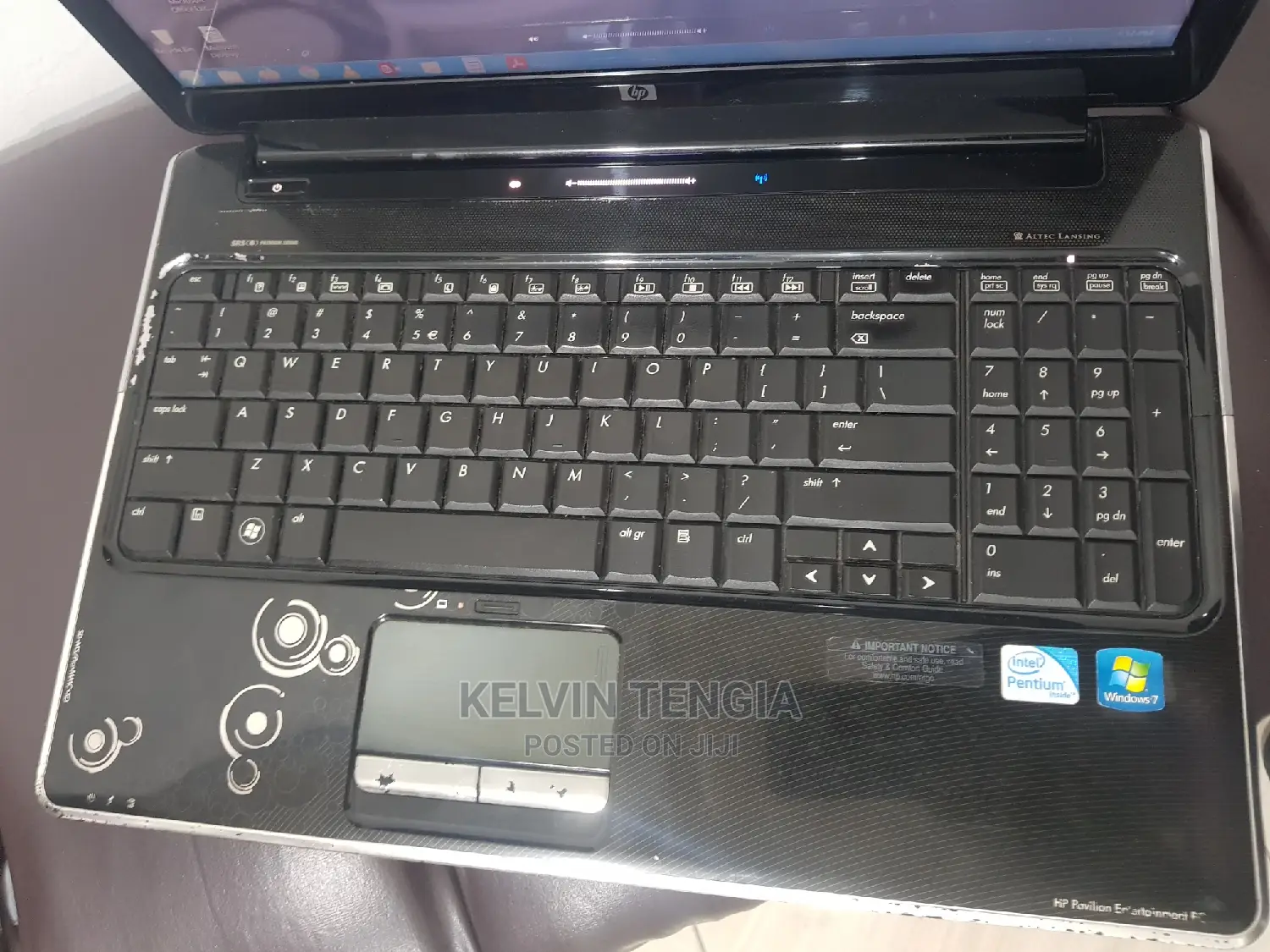 Laptop HP Pavilion Dv6 4GB Intel Core 2 Duo HDD 250GB