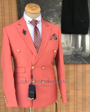 Goldish Button Orange Suits