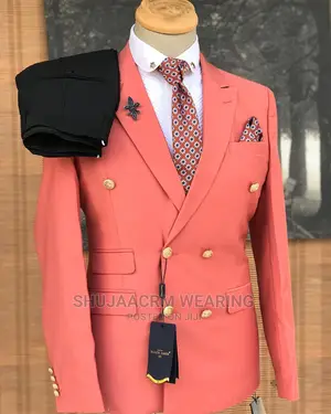 Goldish Button Orange Suits