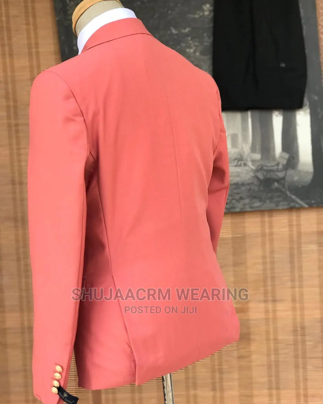 Goldish Button Orange Suits