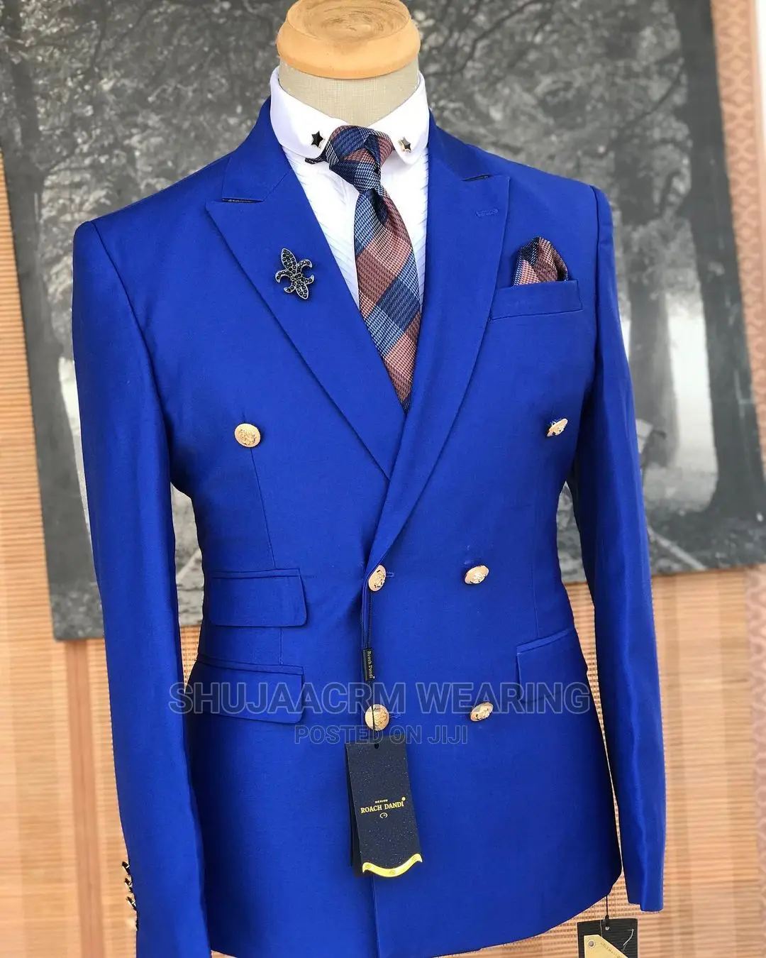 Goldish Six Button Suits