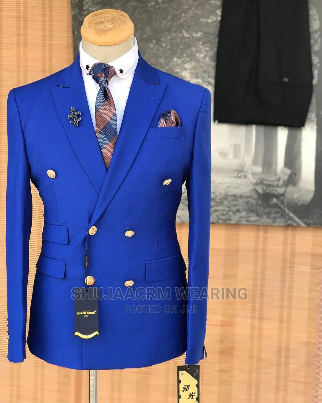 Goldish Six Button Suits