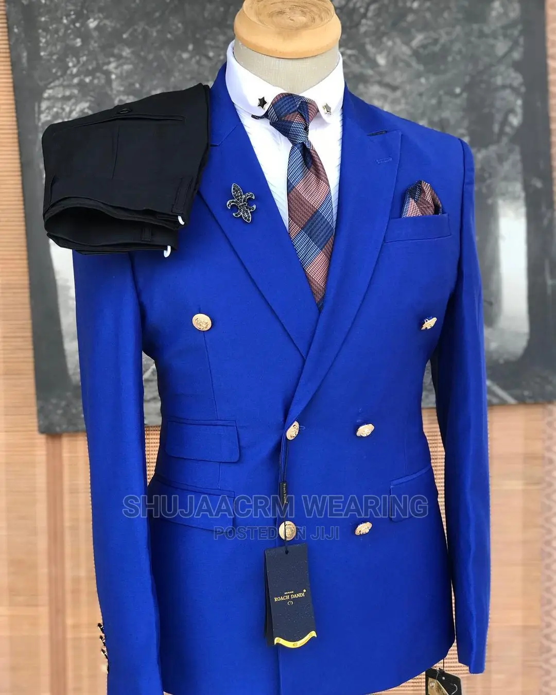 Goldish Six Button Suits