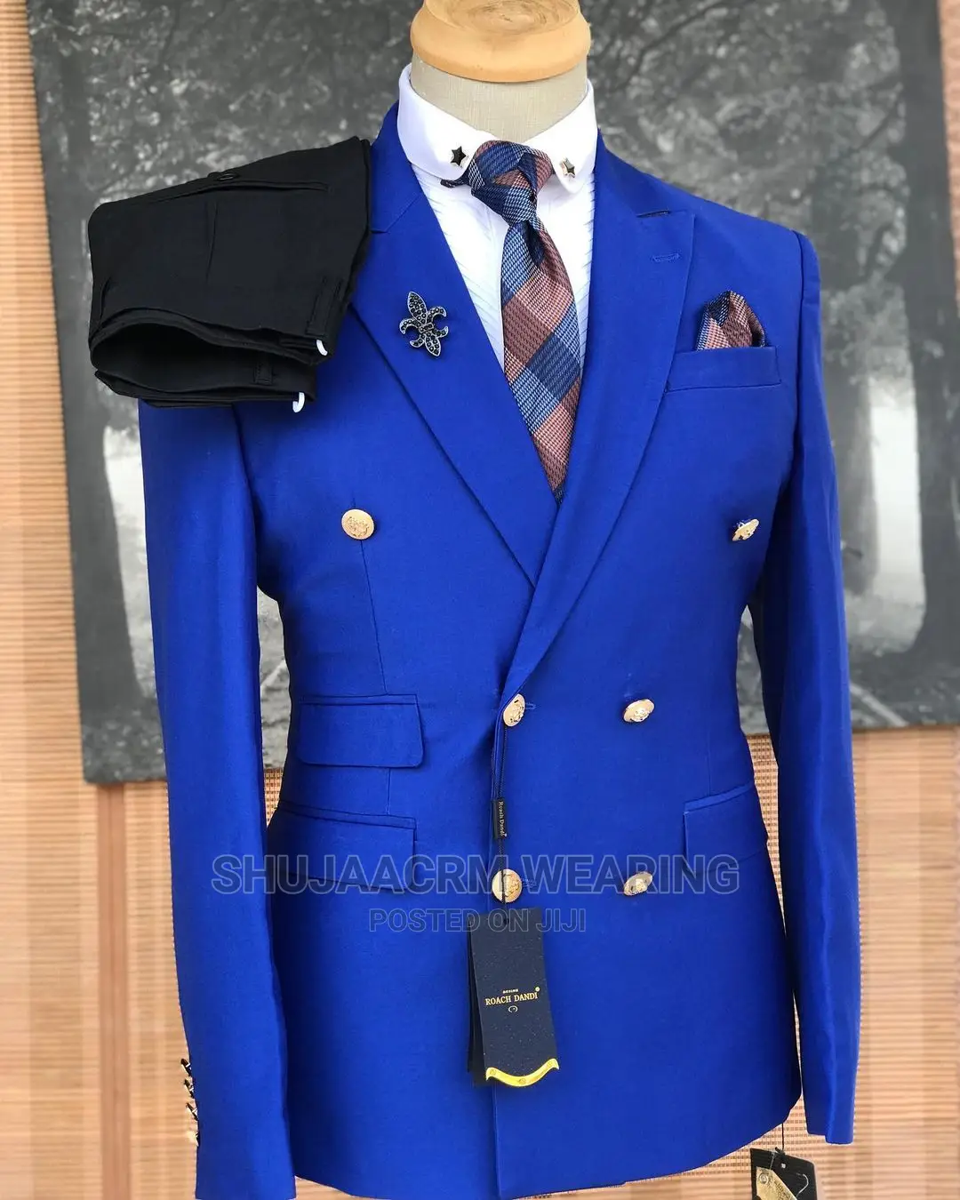 Goldish Six Button Suits