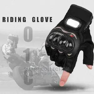 Pro Biker Fingerless Motorcycle Gloves