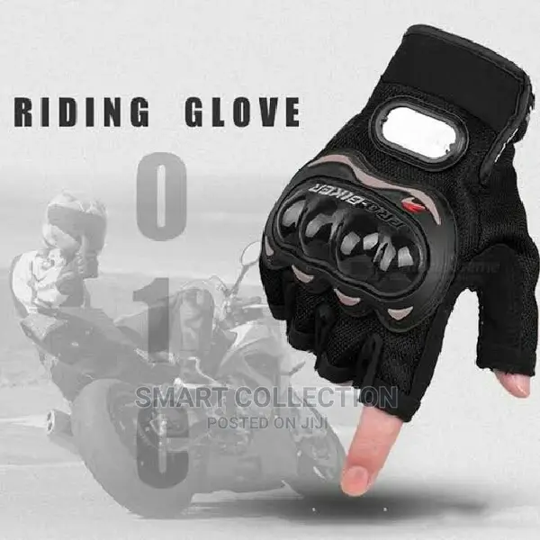 Pro Biker Fingerless Motorcycle Gloves