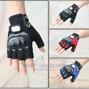 Pro Biker Fingerless Motorcycle Gloves