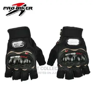 Pro Biker Fingerless Motorcycle Gloves