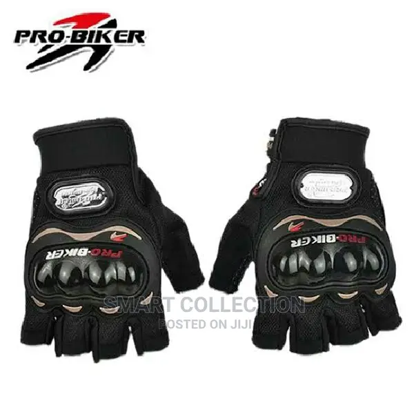 Pro Biker Fingerless Motorcycle Gloves