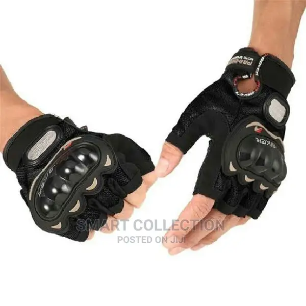 Pro Biker Fingerless Motorcycle Gloves