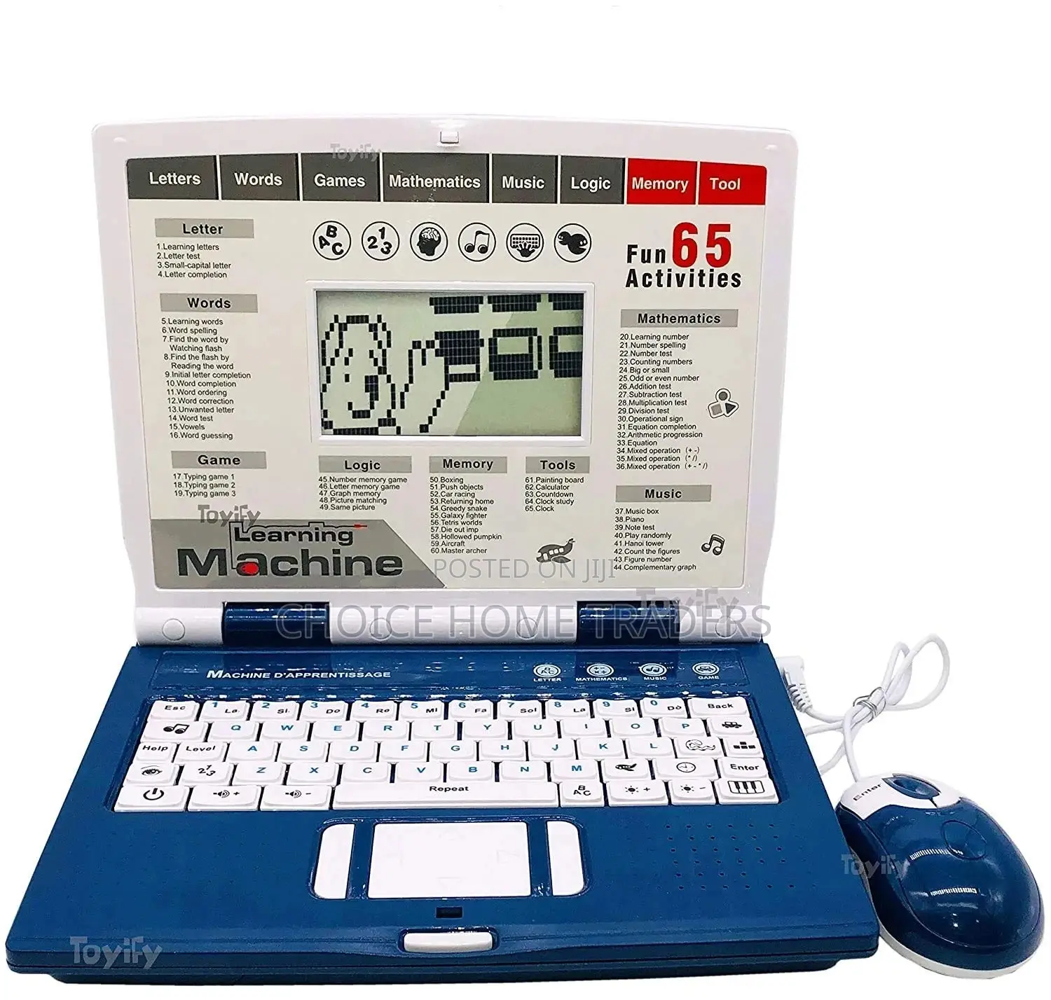Kids Lerning Laptop Machine(Laptop Ya Kujifunzia Watoto)