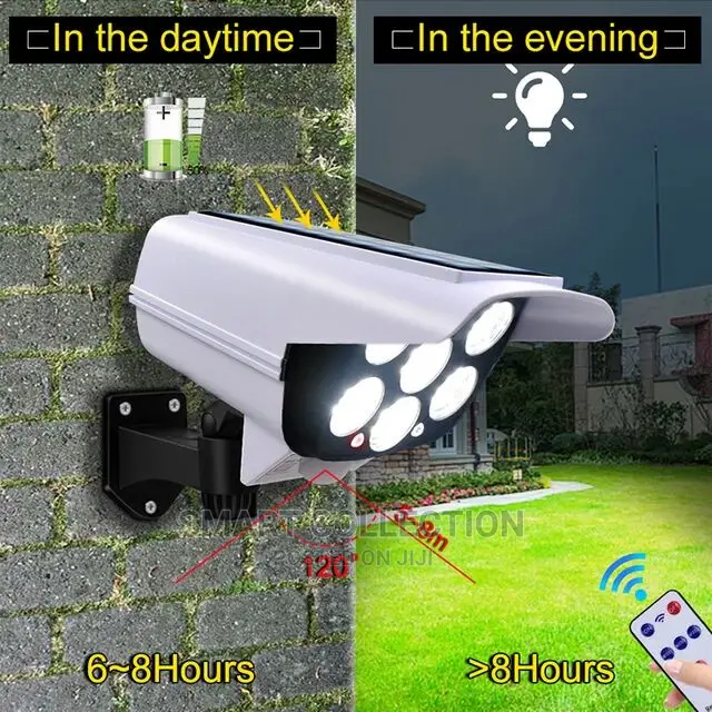 Outdoor Solar Sensor Camera Shape Light