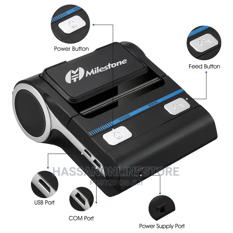 Milestone Portable Thermal Printer 80mm