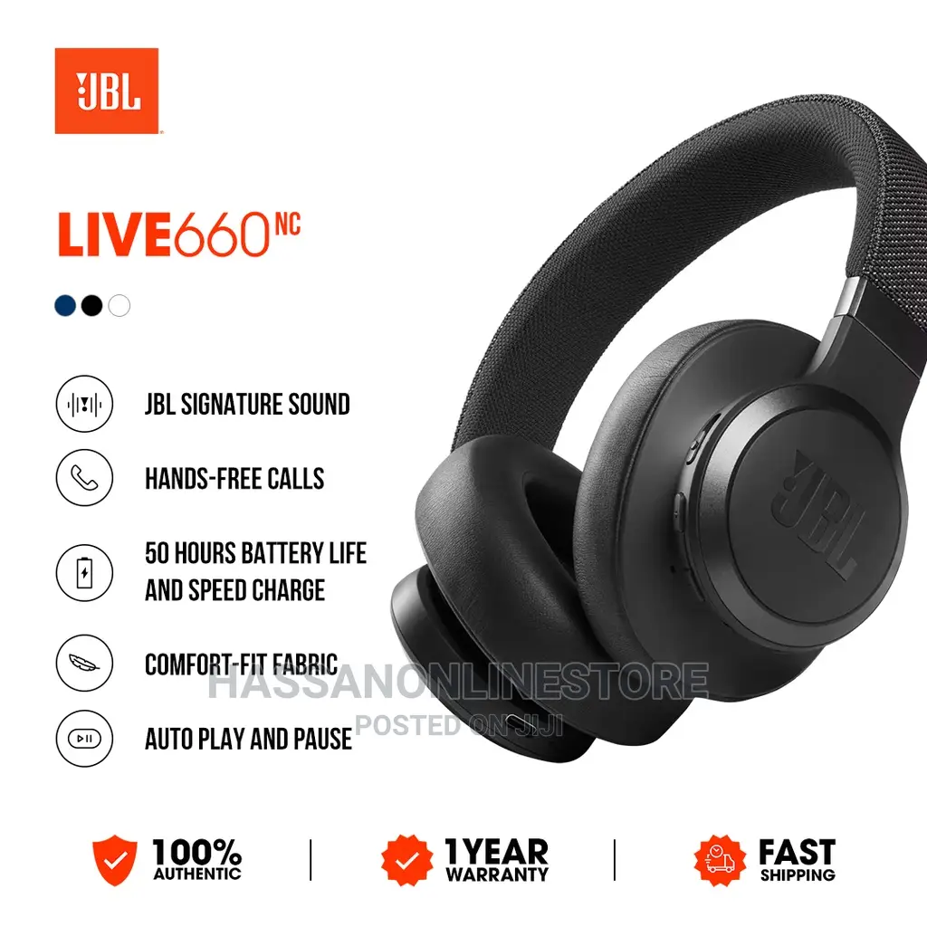 JBL Live 660 NC Headphone