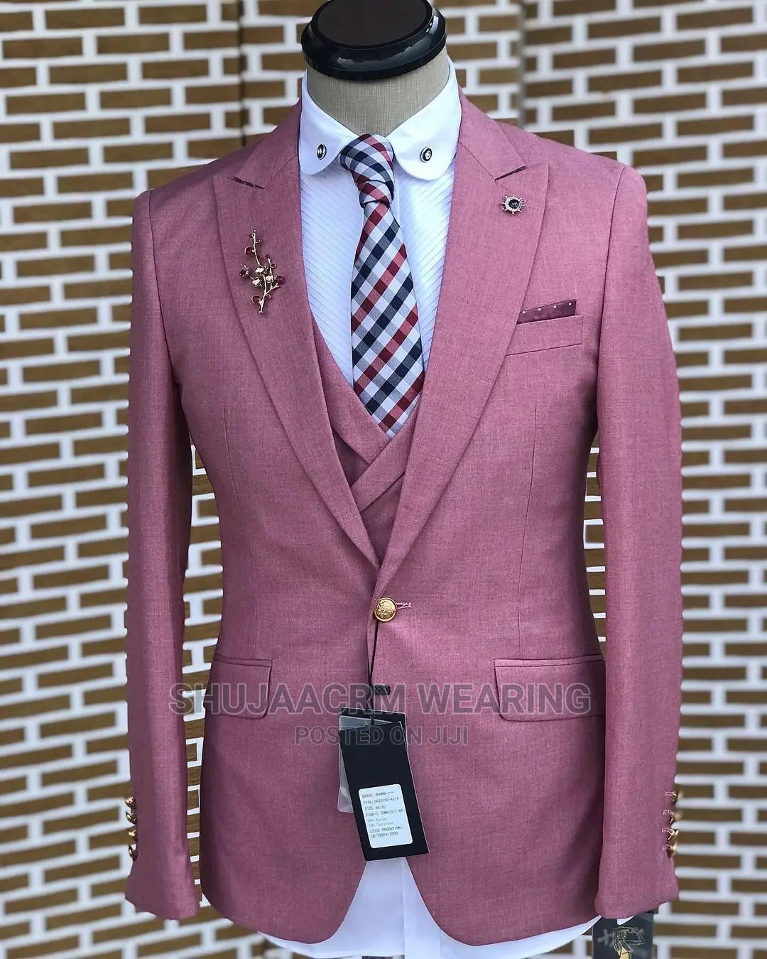 Goldish Button Suits