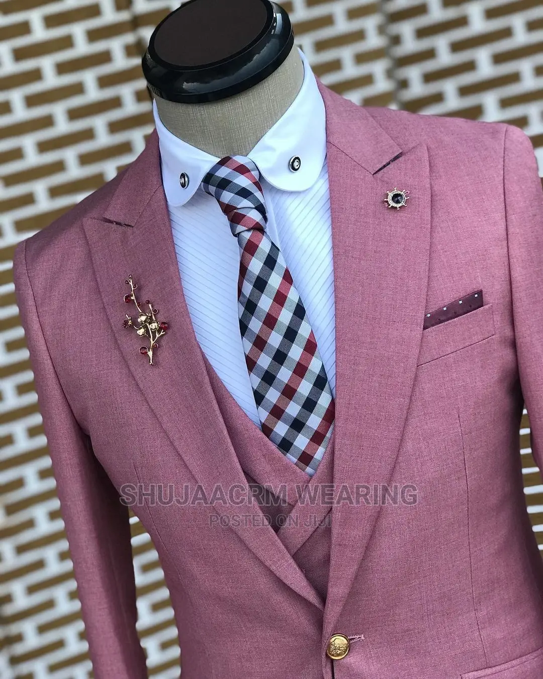 Goldish Button Suits