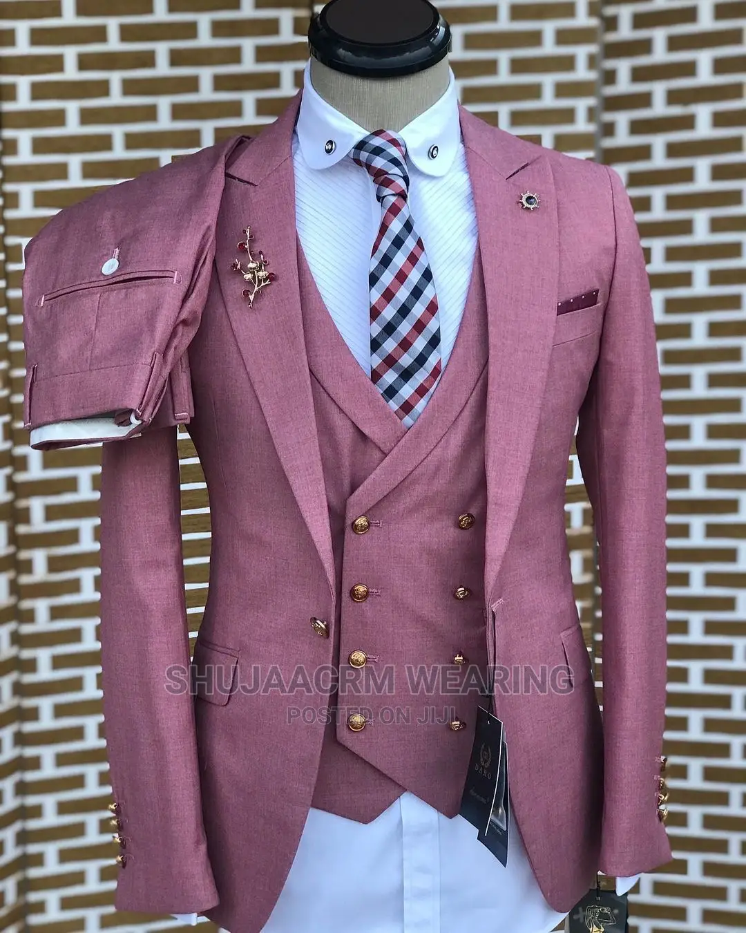 Goldish Button Suits