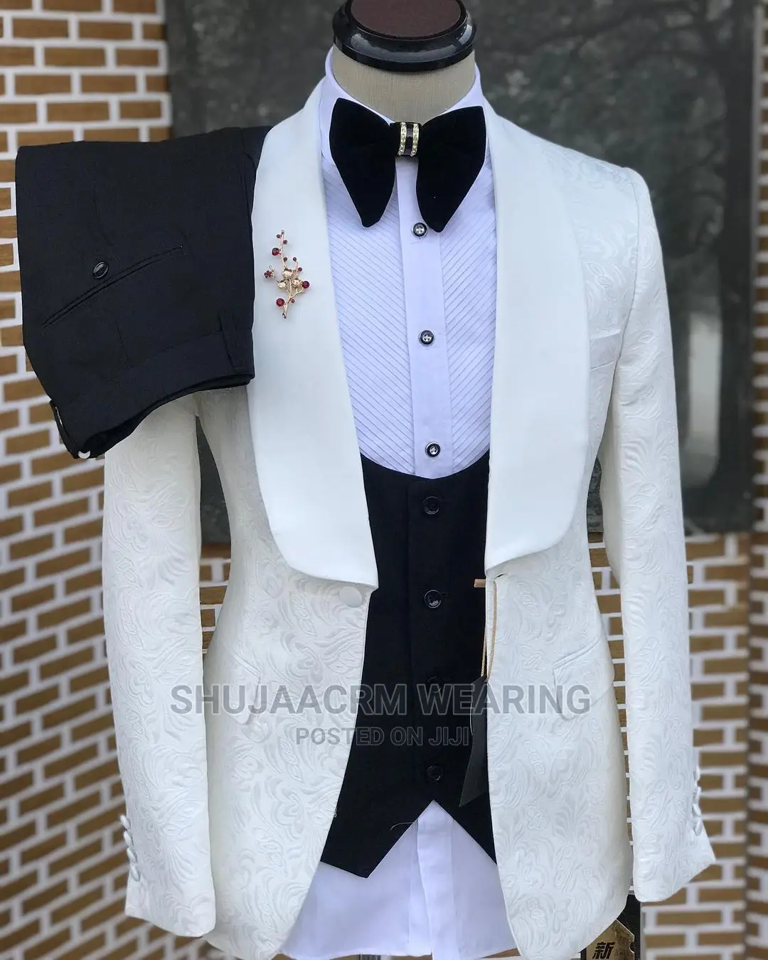 White and Black Suits