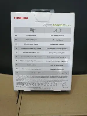 TOSHIBA 2TB External Hard Disk Drive