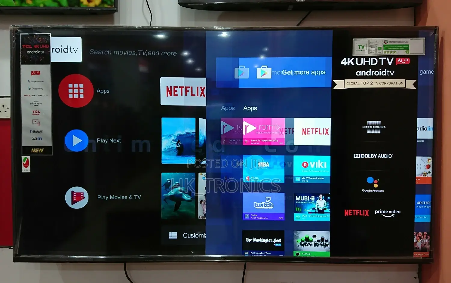 TCL Uhd 4K Androidtv Ipq