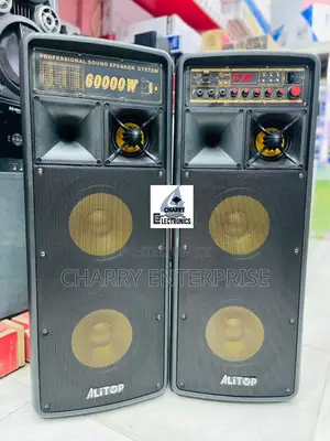 Alitop Speaker 
60000W Enjoy the Best SOUND