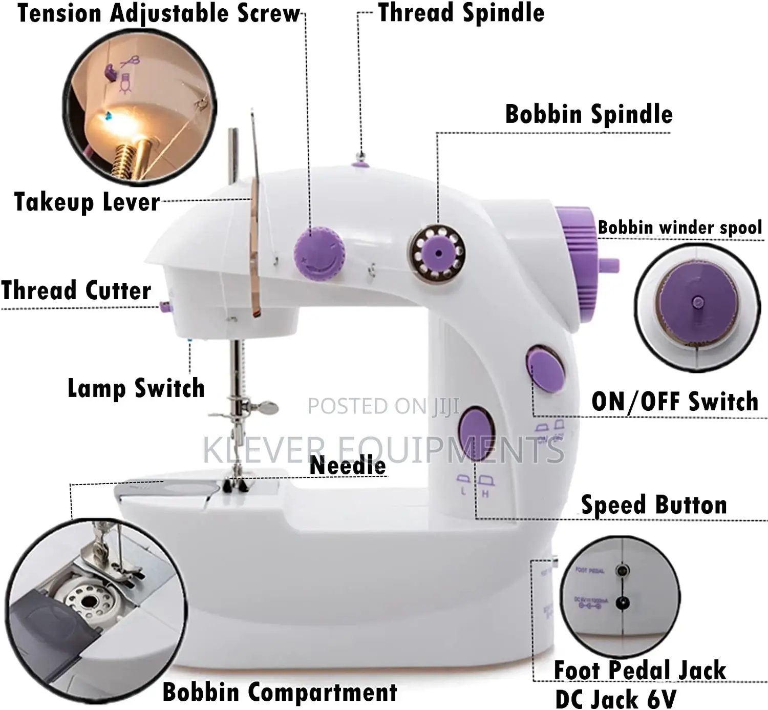 Home Mini Sewing Machine (Cherehani Ya Nyumbani)
