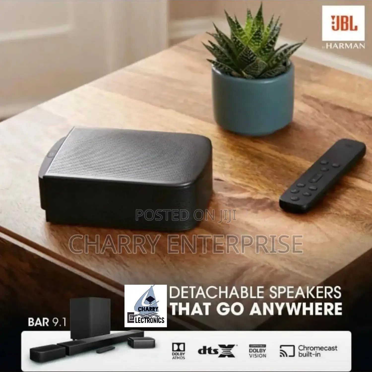 🪵JBL Sound Bar 9.1DTS X
 Chromecast Built -In