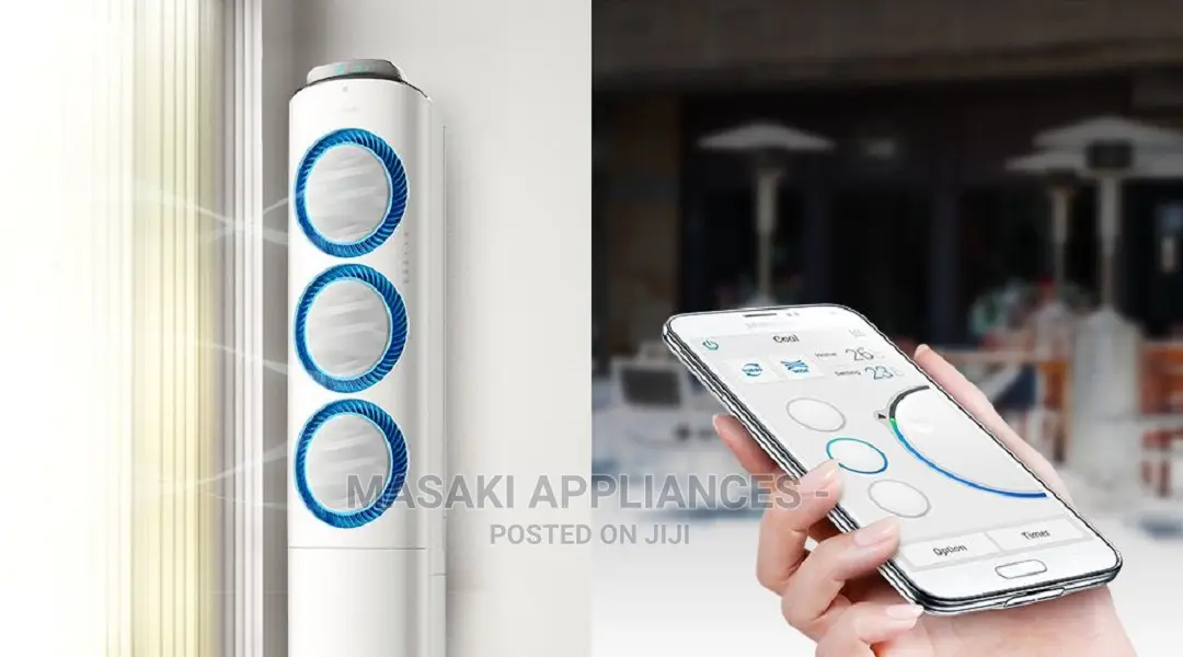 Samsung Floor Standing Black 28000 Btu/Hr Inverter AC