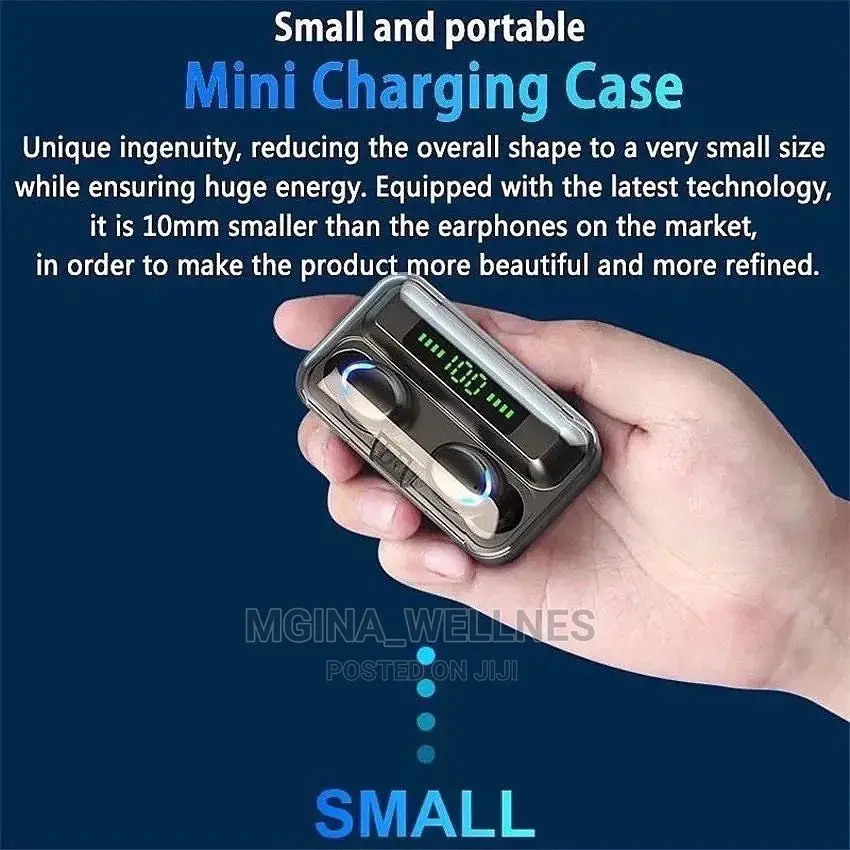 F9-5 Bluetooth Earphone With Power Bank