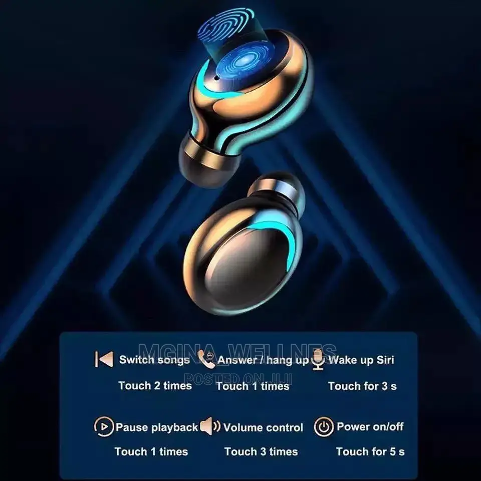 F9-5 Bluetooth Earphone With Power Bank