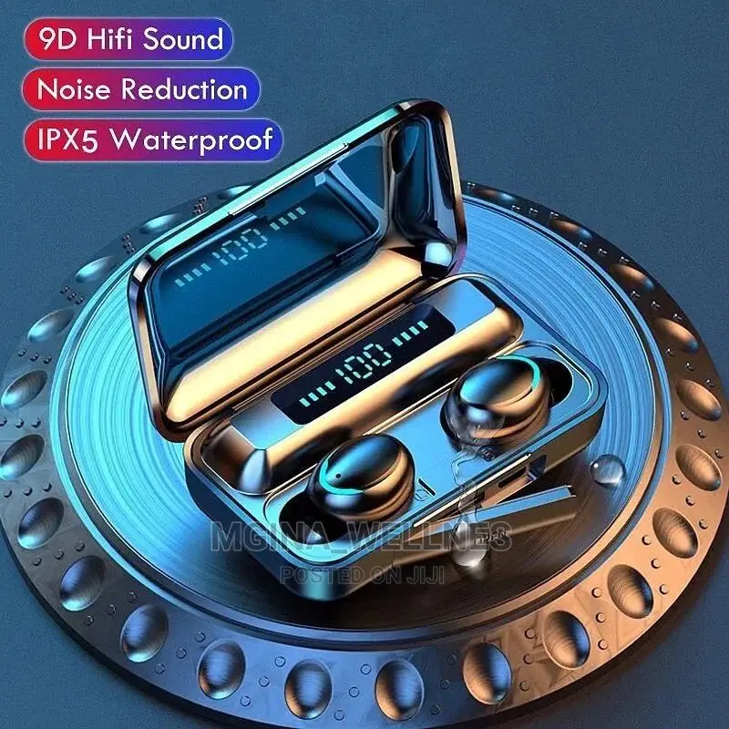 F9-5 Bluetooth Earphone With Power Bank