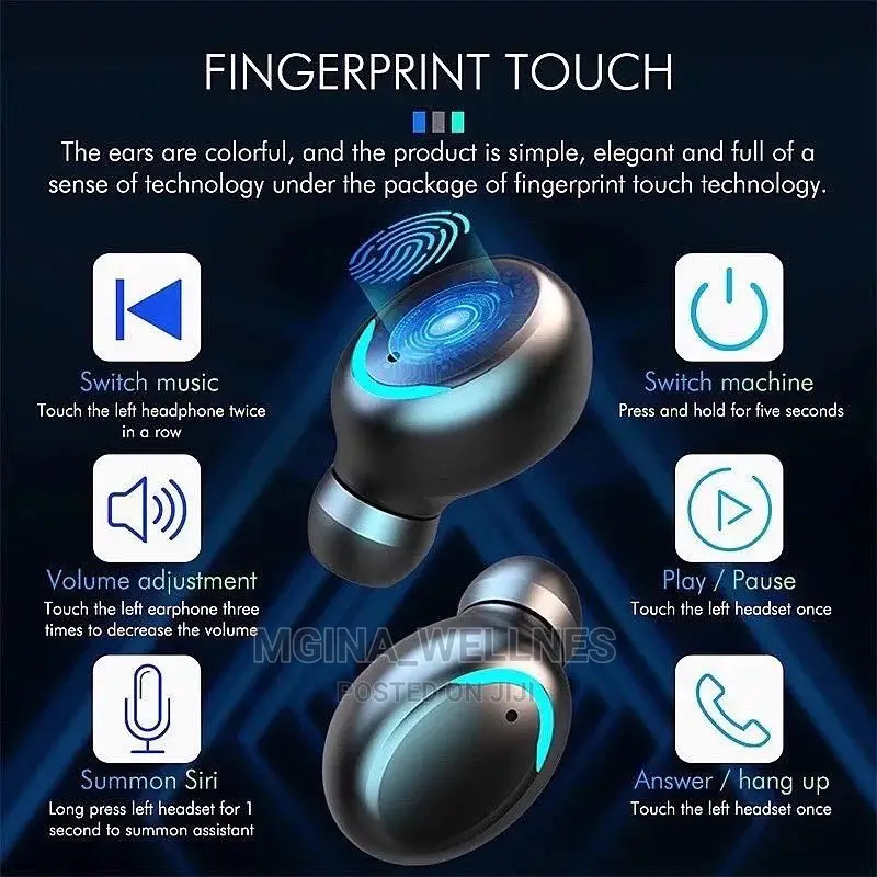 F9-5 Bluetooth Earphone With Power Bank