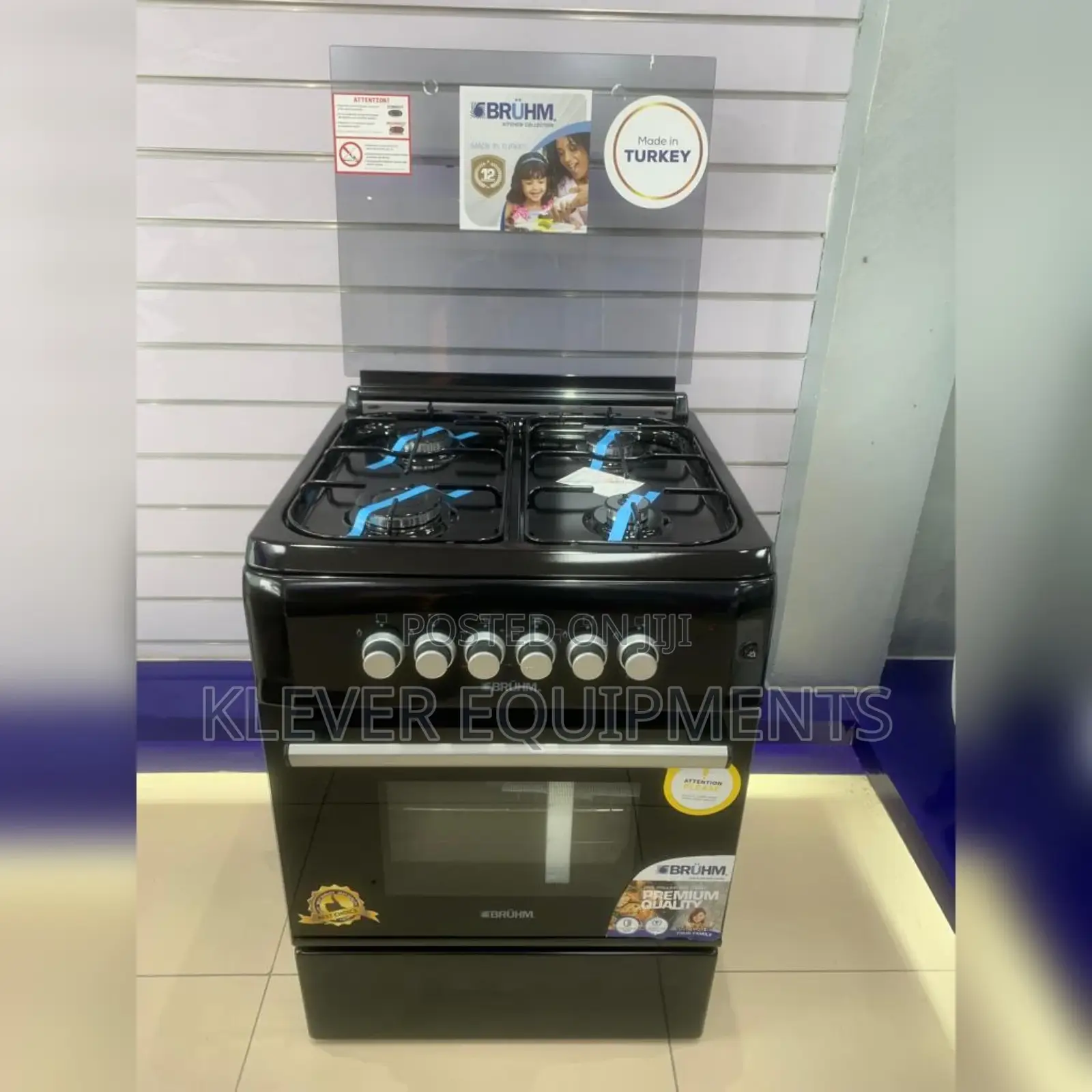 Bruhm Free Standing Gas Cooker 60x60