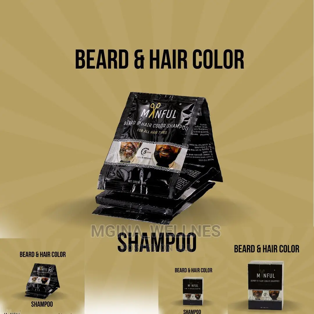 Beard and Hair Color Shampoo
