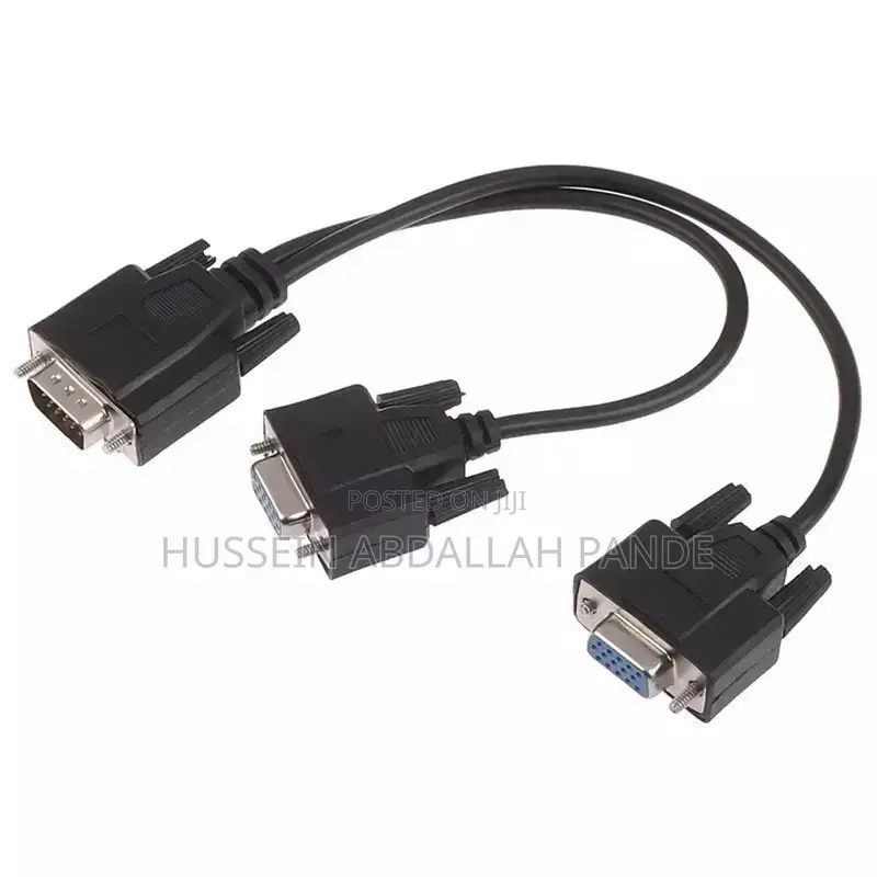 VGA 15pin Male to 2 VGA Svga Female Adapter Splitter