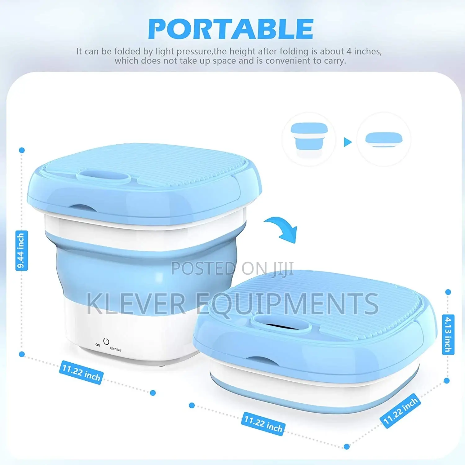 Portable Folding Washing Machine 1.8KG