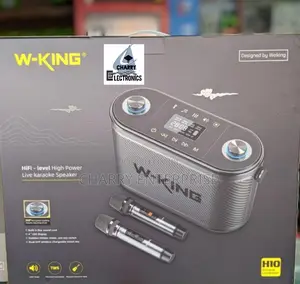 W- King Hi-Fi Level High Power Karaoke Speaker 120w