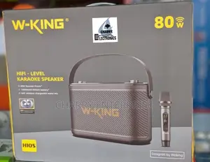 W- King Hi-Fi Level Karaoke Speaker 80w