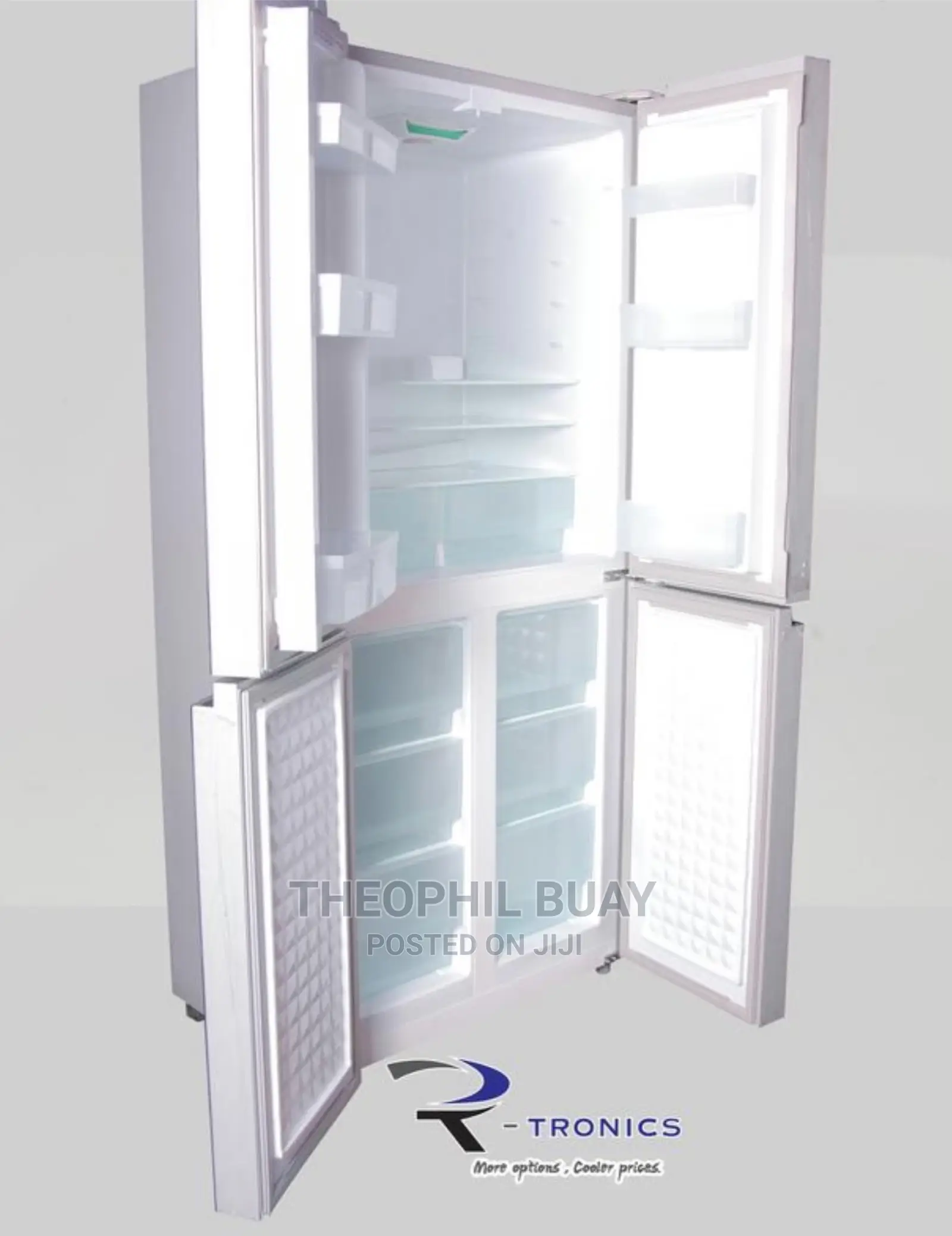 Delta Double Door 406L Fridge