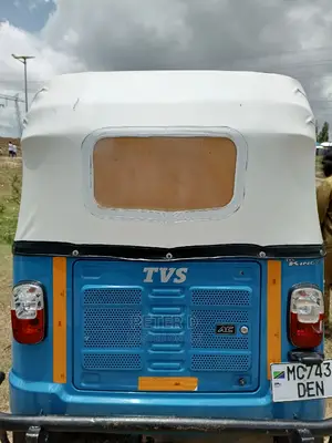 New TVS King Deluxe Plus iTouch Start 2022 Blue