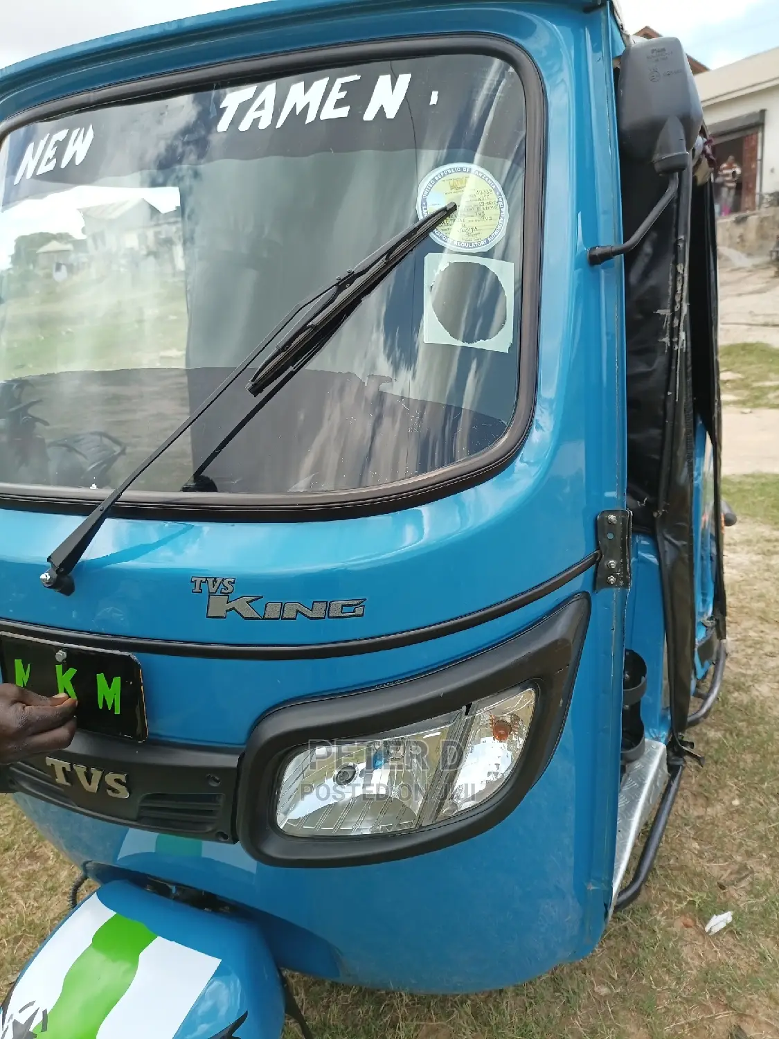 New TVS King Deluxe Plus iTouch Start 2022 Blue