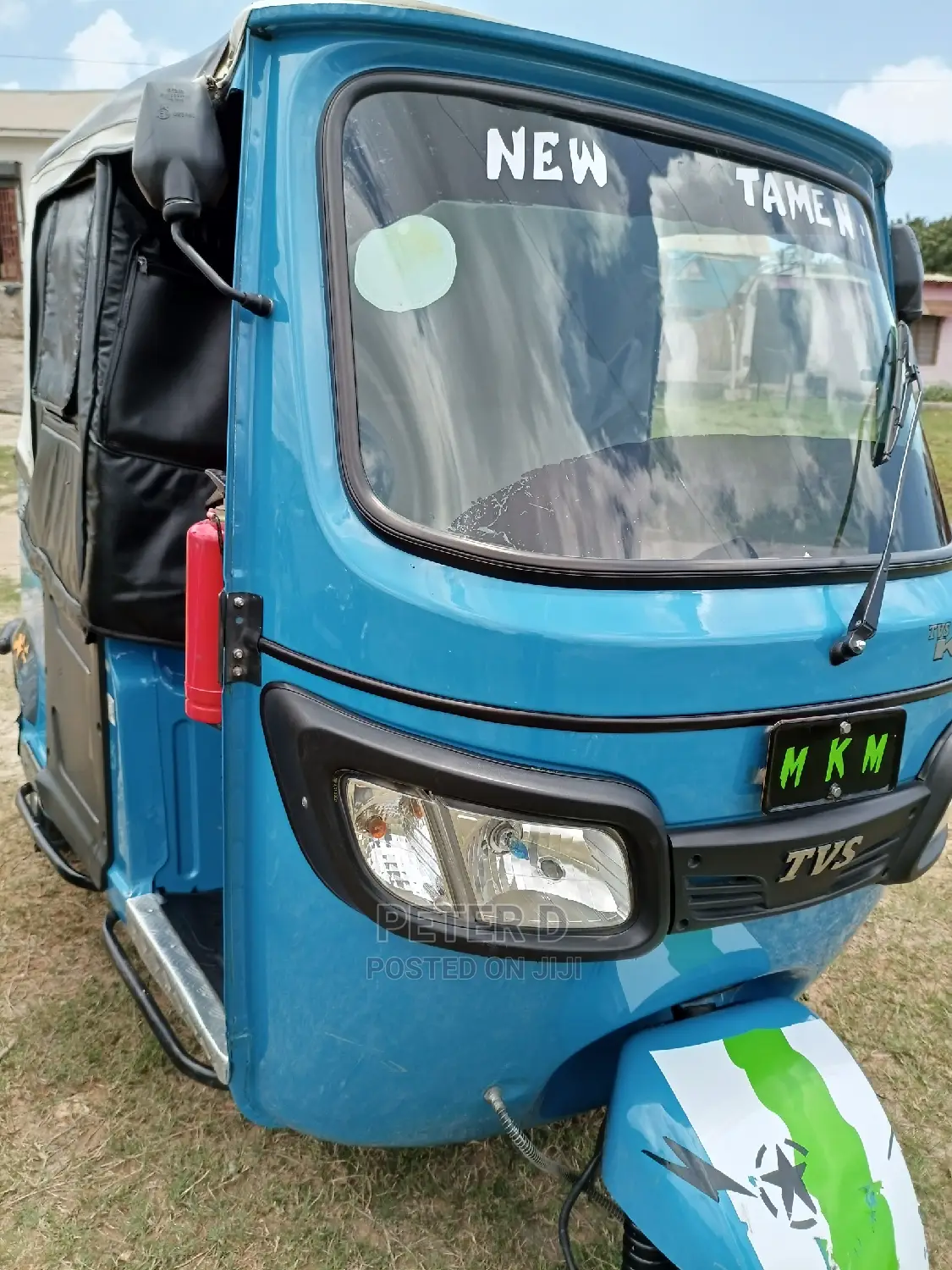 New TVS King Deluxe Plus iTouch Start 2022 Blue