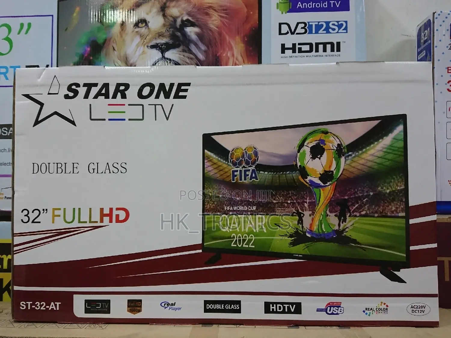 Star One LED TV 32"Double Glass