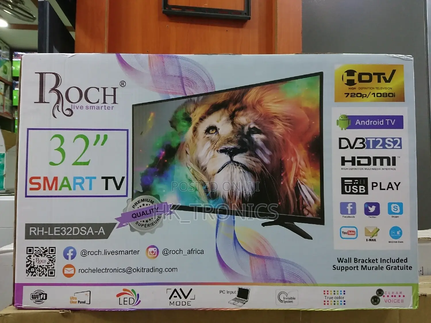 Roch Smart TV 32"Inch