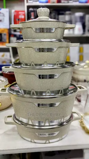 Amazing Royal Design Heavy Granite Cookware/Sufuria
