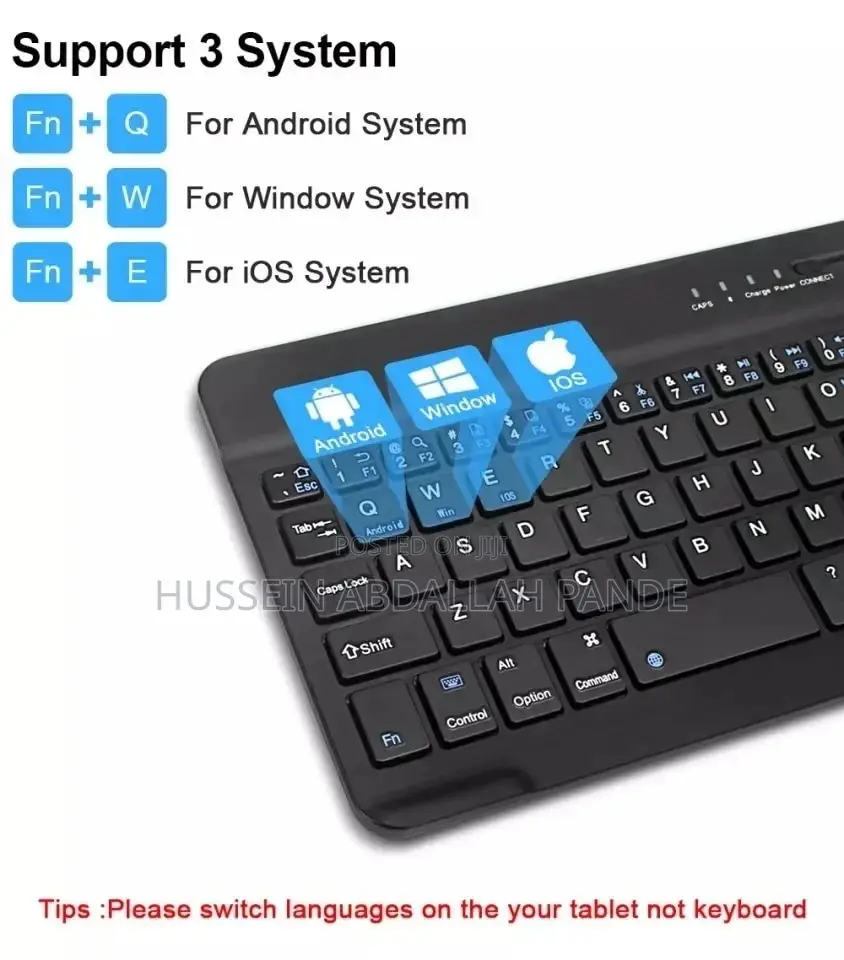 Bluetooth Rechargable Keyboard