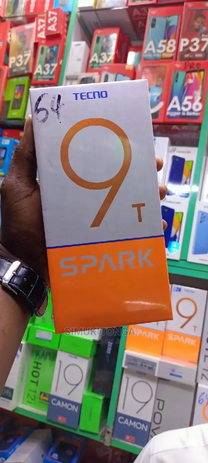New Tecno Spark 9T 64 GB Black